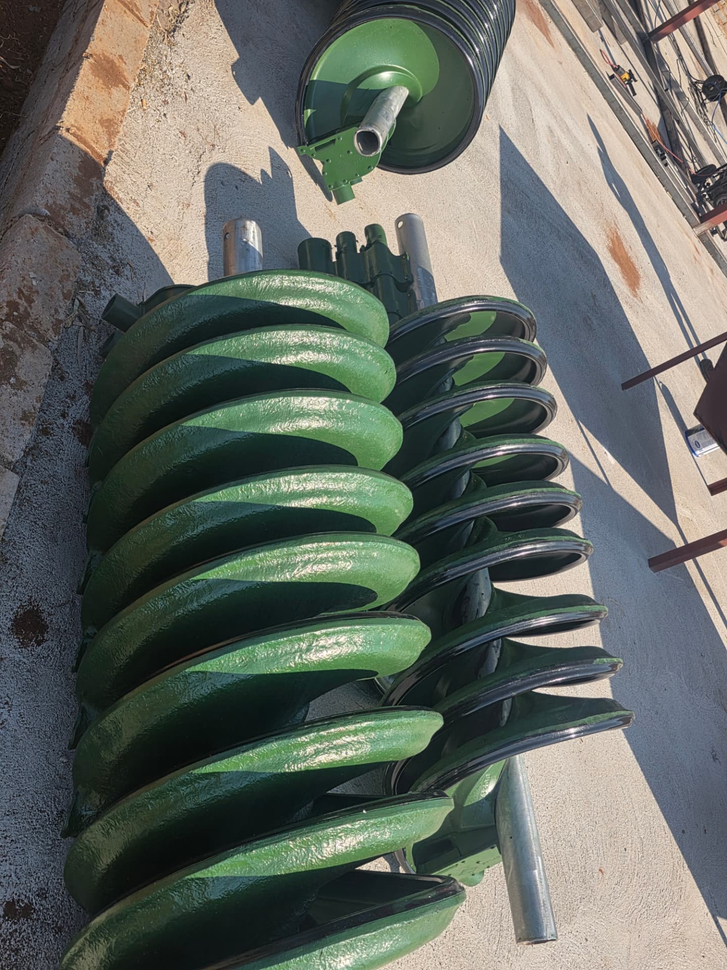 New spiral concentrator units on site