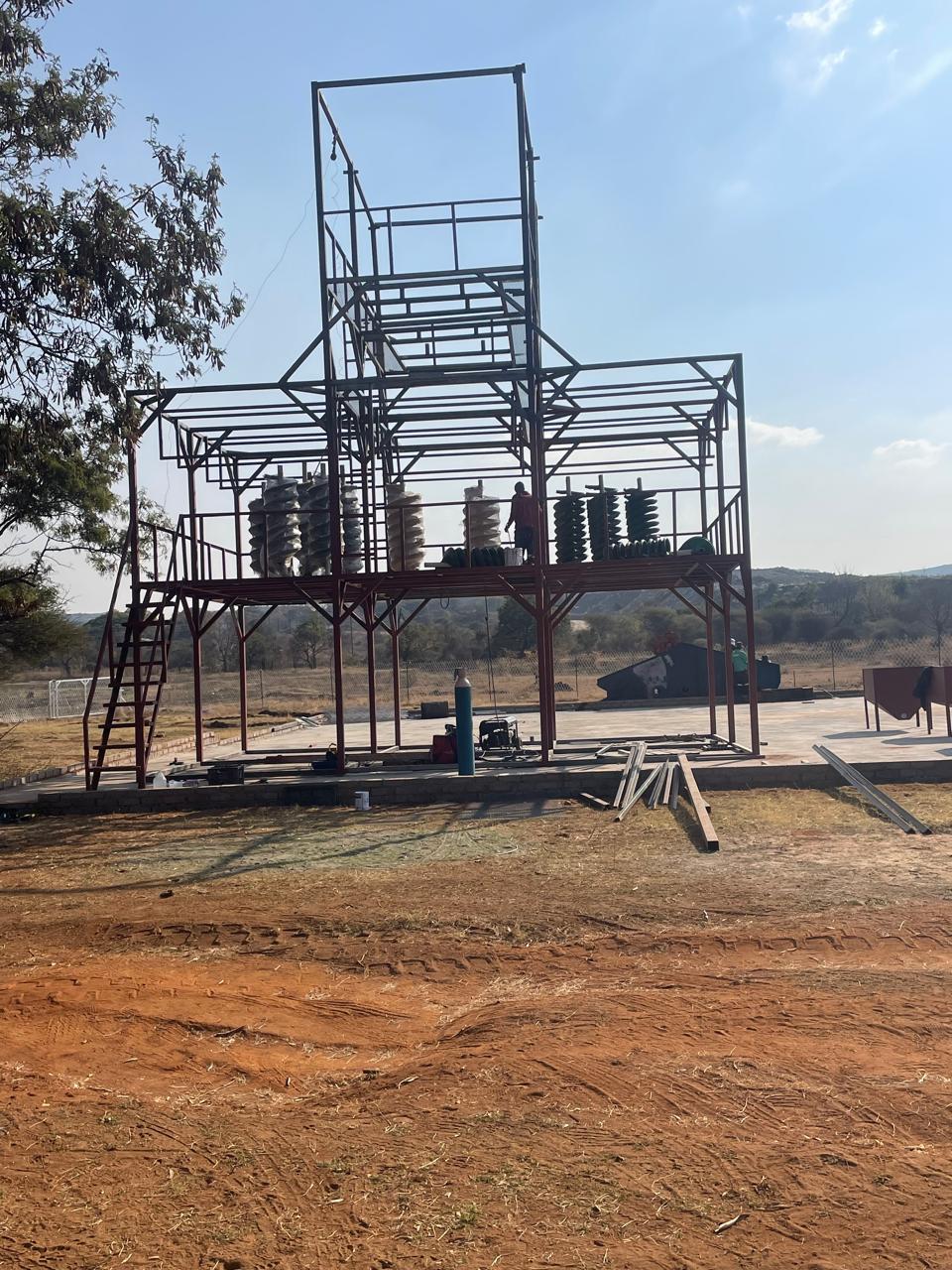 Plant structure under construction